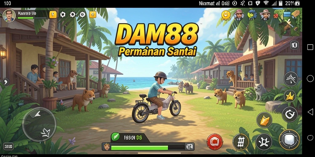 Tangkapan layar utama DAM88 menunjukkan gameplay yang menarik dan seru.