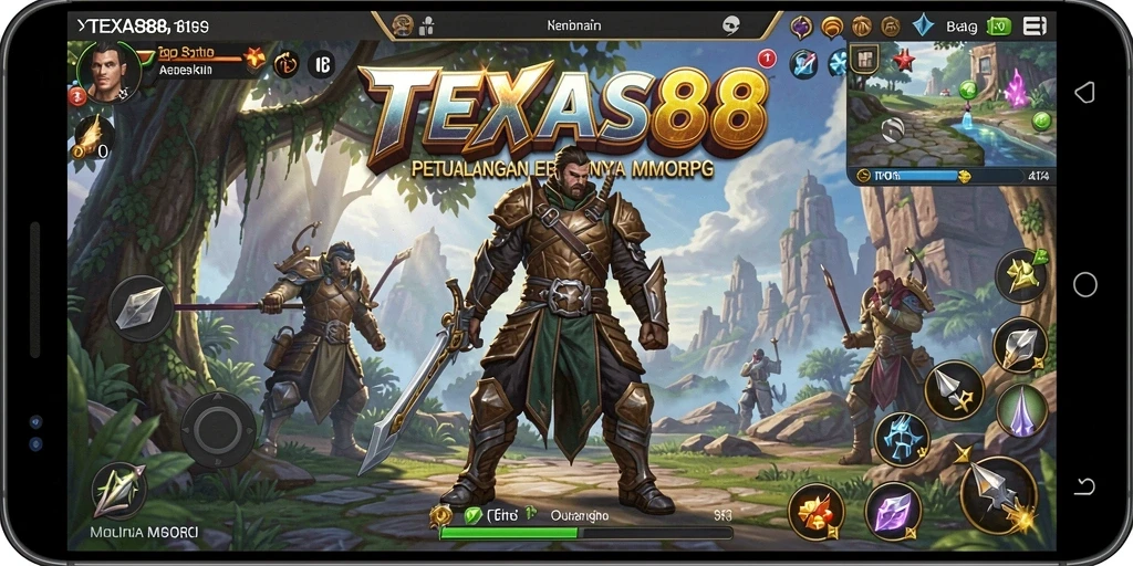 Gameplay epik TEXAS88 dalam dunia MMORPG yang menawan.