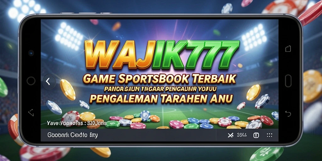 Screenshot menunjukkan gameplay menarik dari aplikasi Sportsbook WAJIK777.